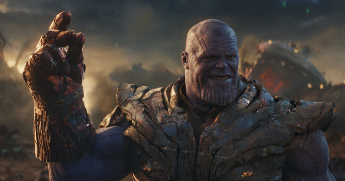 Filmer og serier som inkluderer superhelt skurken Thanos